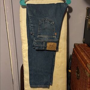 Classic Blue Denim Relaxed Jeans